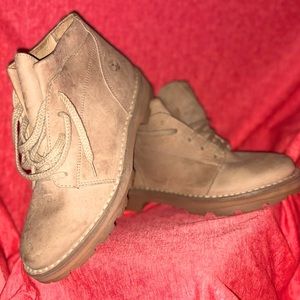 Light tan Timberland boots